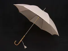 BURBERRY バーバリー チェック柄 長傘 高級傘 雨具 アンブレラ レディース ピンクベージュ系 DK6802