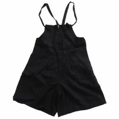 FREAK'S STORE CIMARON JEANS シマロンジーンズ 別注リネンショーツサロペット オールインワン ブラック サイズF 5198069 【中古】