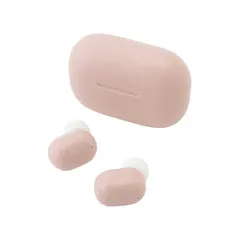 【 新品 未開封 】   クオリティトラストジャパン フルワイヤレスイヤホン ピンク [ リモコン･マイク 対応 / ワイヤレス ( 左右分離 ) / Bluetooth ] QB-082CPK 未使用 送料無料