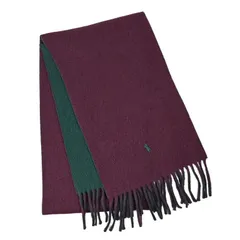 ポロ ラルフローレン POLO RALPH LAUREN マフラー リバーシブル メンズ レディース 男女兼用 リッチルビー ヴィンテージパイン PC0455 662