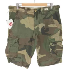 トミーヒルフィガー TOMMY HILFIGER カモ柄カーゴショーツ メンズ US：34-35 