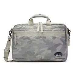 ハーヴェストレーベル バッグ HARVEST LABEL 2WAY BRIEF ブリーフケース A4 ビジネス メンズ レディース ハーベストレーベル HT-0158 ライトグレー