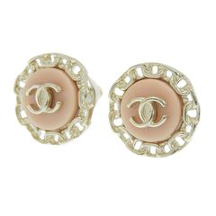 極美品CHANEL シャネル ピンク ココマーク ピアス F24 - メルカリ
