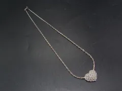 SWAROVSKI スワロフスキー クリスタル ハート ネックレス ペンダント アクセサリー レディース シルバー系×クリア DY0525