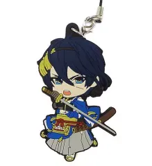 【中古】ストラップ(キャラクター) 三日月宗近(真剣必殺コーデVer.) ねんどろいどぷらす ラバーストラップ 「刀剣乱舞-ONLINE- ねんどろいどこ～で 三日月宗近 真剣必殺コーデ」 刀剣乱舞-本丸博-購入特典