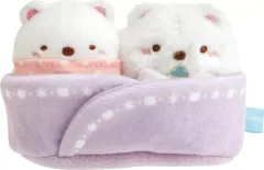 【中古】ぬいぐるみ しろくま(あかちゃん)＆しろくまのきょうだい(あかちゃん) ふたごぬいぐるみ しろくまのふるさとテーマ 「すみっコぐらし」