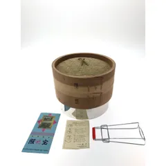 照宝 白木せいろ一段 蒸し板セット27cm | 中華街 照宝