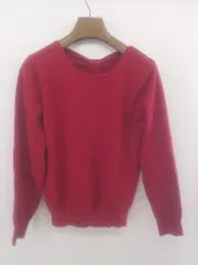 ◇ DRESKIP ドレスキップ 長袖 ニット セーター サイズM レッド レディース P  【中古】 【1212120003246】