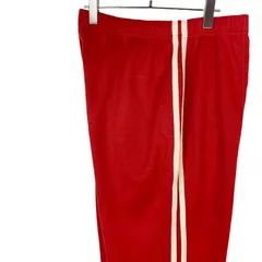 ポロスポーツラルフローレンPolo Sport ralph laurenサイドラインジャージトラックパンツセンタープレス裾ジップポニーロゴ刺繍レッド赤ホワイト白vintageヴィンテージ50116