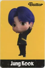【中古】キャラカード ジョングク(BTS/防弾少年団) オリジナルキラキラホロカード(Butter) 「TinyTAN」 GiGO・宝島・セガUFOキャッチャーキャンペーン TinyTAN特典