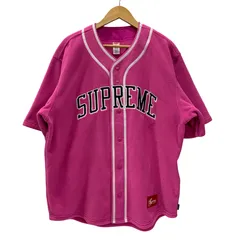 【未使用タグ付き】シュプリーム ベースボールシャツ Supreme Rhinestone Stripe Baseball Jersey ベースボールシャツ
