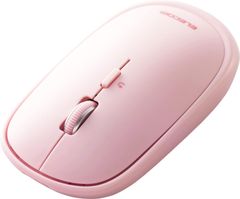 203 エレコム マウス Bluetooth ワイヤレスマウス Slint 静音 薄型モバイル 4ボタン 充電式 マルチペアリング 3台接続可能 ピンク M-TM15BBPN Mサイズ