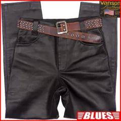 E7099◾️バンソン　肉厚レザーパンツ　USA製　W30 2025年最新】vanson レザーパンツの人気アイテム - メルカリ