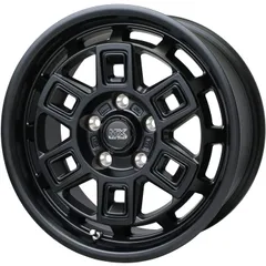 ホイール4本セット MAD CROSS AEVER マットブラック 16インチ 7J+38 5H-114.3のサムネイル