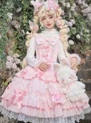 フリルたっぷりロリータワンピース??お出かけや女子会コーデに最適！