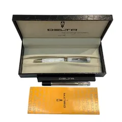 デルタDELTA ビンテージボールペン ホワイト デルタボールペンホワイトDELTA