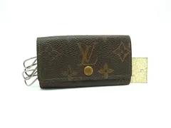 LOUIS VUITTON ルイヴィトン M69517 モノグラム ミュルティクレ4 4連 キーケース 鍵入れ レディース メンズ ブラウン系 DJ4768