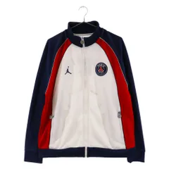 NIKE (ナイキ) 21AW ジョーダン ブランド PSG アンセム2.0 ジャケット トラックジャケット トリコロール ホワイト/レッド/ブルーのサムネイル