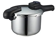 中古】【非常に良い】パール金属 圧力鍋 4.5L IH対応 3層底 切り替え式  