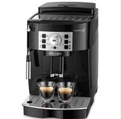 De'Longhi (デロンギ) 全自動コーヒーマシン マグニフィカS ECAM22112B コーヒーメーカー 全2メニュー カフェジャポーネ搭載 アイスコーヒー 豆から挽きたて 簡単お手入れ 手動ミルクフロッサー ブラック デロンギファミリー登録で3年保証