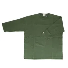 ☆ 42.オリーブ ☆ Sサイズ ☆ Goodwear USAコットンBIG切替7分袖T Goodwear グッドウェア 7分袖 tシャツ Tシャツ ロンT ロングシャツ シャツ 着回し 切り替え ロング ロング丈 切替 USA コットン シンプル 無地