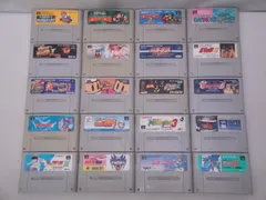 【起動確認済み】スーパーファミコン ソフト マリオカート ドンキーコング ストリートファイターⅡ ドラゴンクエスト ぷよぷよ 他 まとめ 20本セット SFC 314