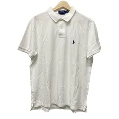 POLObyRalphLauren(ポロラルフローレン) 半袖ポロシャツ サイズL メンズ美品  - 白