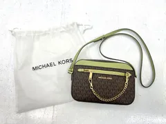 【盛岡79-0102】MICHAEL KORS マイケル コース JET SET ITEM Eジップ クロスボディ ショルダーバッグ【中古/80】【レディース】
