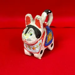 昭和レトロ　狛犬　土人形　泥人形　民芸品　郷土玩具　縁起物
