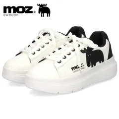 【ブラック】モズ スニーカー レディース 靴 厚底 軽量 歩きやすい ローカット カジュアル シューズ コートスニーカー moz 靴 おしゃれ レースアップ シンプル ひも靴 40250
