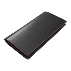 【新品未開封】財布 メンズ 栃木レザー 長財布 一流の革職人が作る 日本製本革 ウォレット 薄い 大容量 ながざいふ 紳士用 革財布 YKKファスナー 小銭入れ 無地 男性 人気ブランド ギフト美しいパッケージと 贈り物に最適 (ブラック) AC6999XZB