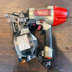 【7日保証・整備済】消耗部品多数交換♪MAX マックス 常圧 65mm 釘打ち機 CN-565CG N釘対応モデル 動作良好！