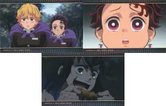 【中古】シール・ステッカー 炭治郎＆善逸/炭治郎/伊之助 名場面ステッカーアソート(3枚セット) 「一番くじ 鬼滅の刃 ～受け継ぐ者～」 H賞