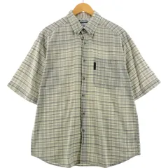 古着 コロンビア Columbia 半袖 ボタンダウン チェックシャツ メンズL相当/eaa534713