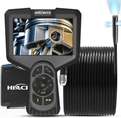 Hiacinto 15M着脱式ファイバースコープ デジタル内視鏡 HD 1080P 検査カメラ 工業用内視鏡 5.0インチIPSスクリーン付き 20M剛性ケーブルのサムネイル