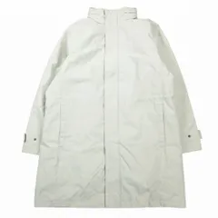 UNIQLO ユニクロ スタンドカラー コート ジャケット 中綿入り ライナー付き アウター サイズM オフホワイト メンズ 【中古】