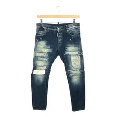 Dsquared2 ディースクエアード デニム サイズ:48 ダメージ/パッチワーク S71LA0814   ブルー メンズ / 240001165969