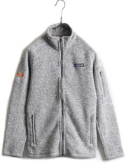 パタゴニア フルジップ ベターセーター フリース ジャケット XS 古着 灰 杢