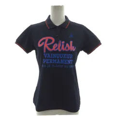 ルコックスポルティフ le coq sportif GOLF COLLECTION ポロシャツ ロゴ刺繍 プリント 速乾 ネイビー 紺 M