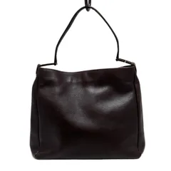 SAZABY(サザビー) ショルダーバッグ - ダークブラウン レザー