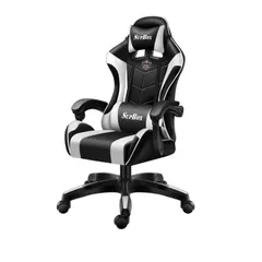 GTBOY ゲーミングチェア gaming chair デスクチェア 高耐久PUレザー 140度リクライニング 在宅 リモート (アーバン 白)