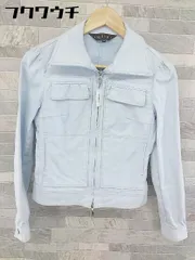 ◇ INDIVI インディヴィ 長袖 ジップアップ ジャケット サイズ38 ライトブルー レディース 【中古】 【1103120010306】
