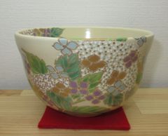 茶碗 陶器 花柄 貫入 抹茶碗　京焼　ゆずりは工房 茶碗 陶器 花柄 貫入 抹茶碗 京焼 ゆずりは工房 - メルカリ