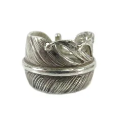 ウイングロック wingrock フェザーリング 20号 ウィングロック WING ROCK F/R 18K FEATHER RING 全金 フェザー