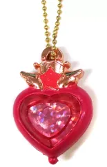 【中古】キーホルダー・マスコット(キャラクター) 6.ちびムーンコンパクト 「美少女戦士セーラームーン ダイキャストチャーム2 ～ピンクアンティークver.～」