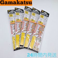 がまかつ 投キス仕掛 早掛SP 3本鈎 8号 硬質ハリス エステル 早掛スペシャル N-159 Gamakatsu キス仕掛