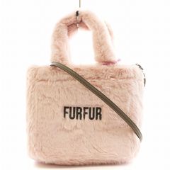 퍼퍼 furfur 에코 퍼 토트 백 핸드백 숄더백 2way 핑크 RWGB224510 / AN35 ■OF