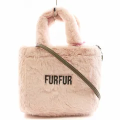 ファーファー furfur エコファートートバッグ ハンドバッグ ショルダーバッグ 2way ピンク RWGB224510 /AN35 ■OF
