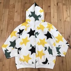 【再値下げ❗️】BAPE スター パーカー サイズL ブラック BAPE スター パーカー Lサイズ グレー × ブラック a bathing ape