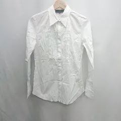 ◇ ⊂Φ UNTITLED アンタイトル 長袖 シャツ サイズ2 ホワイト レディース E  【1502030034349】